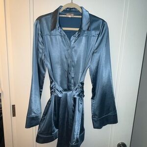 Camila Coelho Blue Priscilla Mini Dress